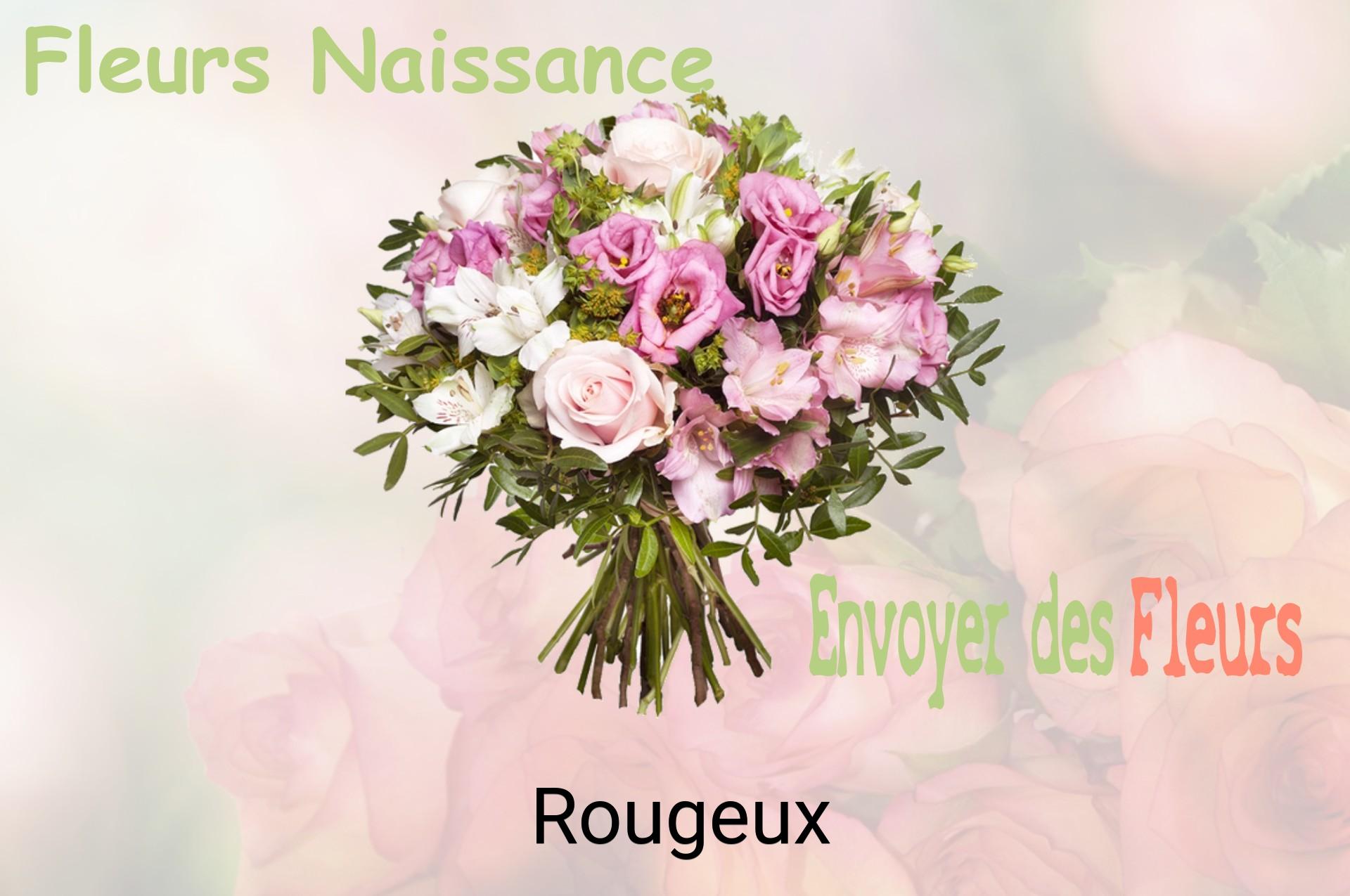 Bouquet de fleurs de naissance livré à Rougeux